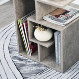 3-Tier Cube Side Table with Open Storage Shelves – Bedside Table for Books & Décor