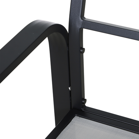 Outsunny Garden Dining Set table foot pad detail