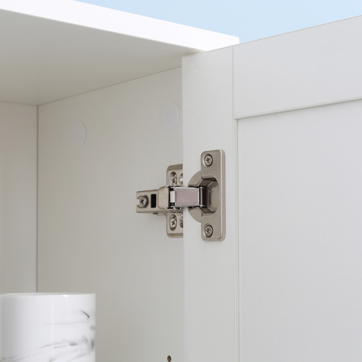 kleankin Tall Narrow Bathroom Storage Cabinet with Mirrored Door and Adjustable Shelves – Freestanding Tallboy