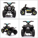 HOMCOM 6V Kids Electric Ride-On Car with Big Wheels, Forward and Reverse – Toddler Car for 18-36 Months, Black