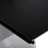HOMCOM Computer Desk with Drawer, Keyboard Tray & CPU Stand – Home Office Workstation, Black