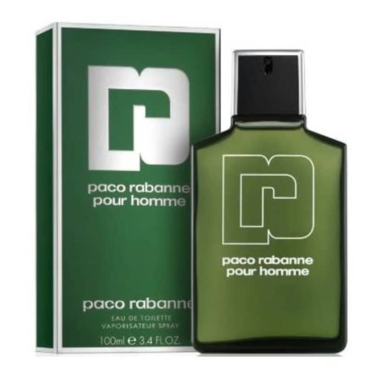 Paco Rabanne Pour Homme Eau de Toilette Spray 100ml – Aromatic, Woody Fragrance for Men