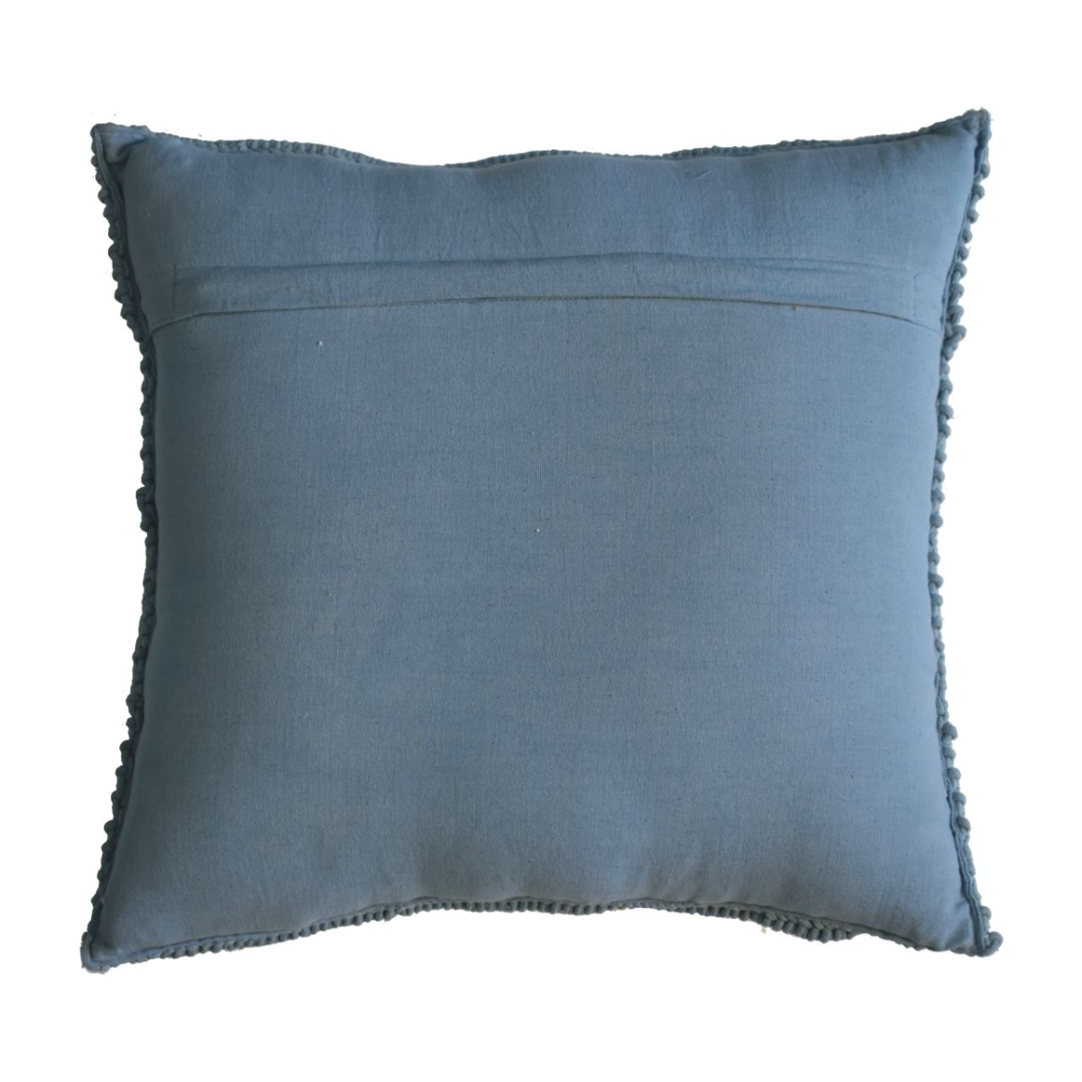 Artisan Furniture Myra Cushion Set of 2 – Woven Design Scatter Cushions with Plump Filling, Blue