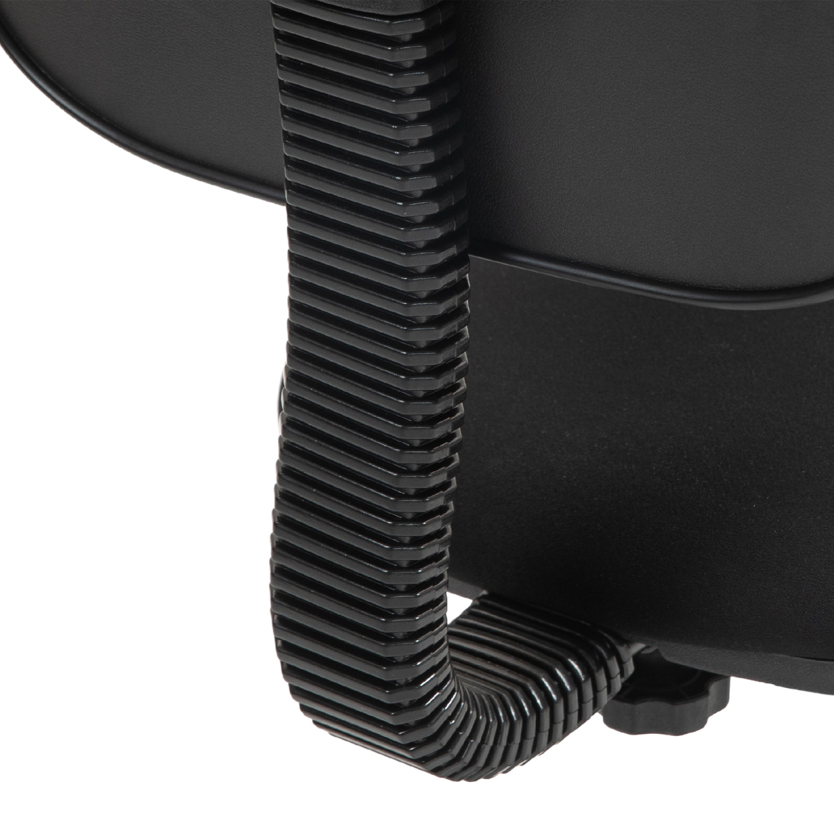 HOMCOM Armless Office Chair with Adjustable Height and 360° Swivel Wheels – Padded Desk Chair, Black