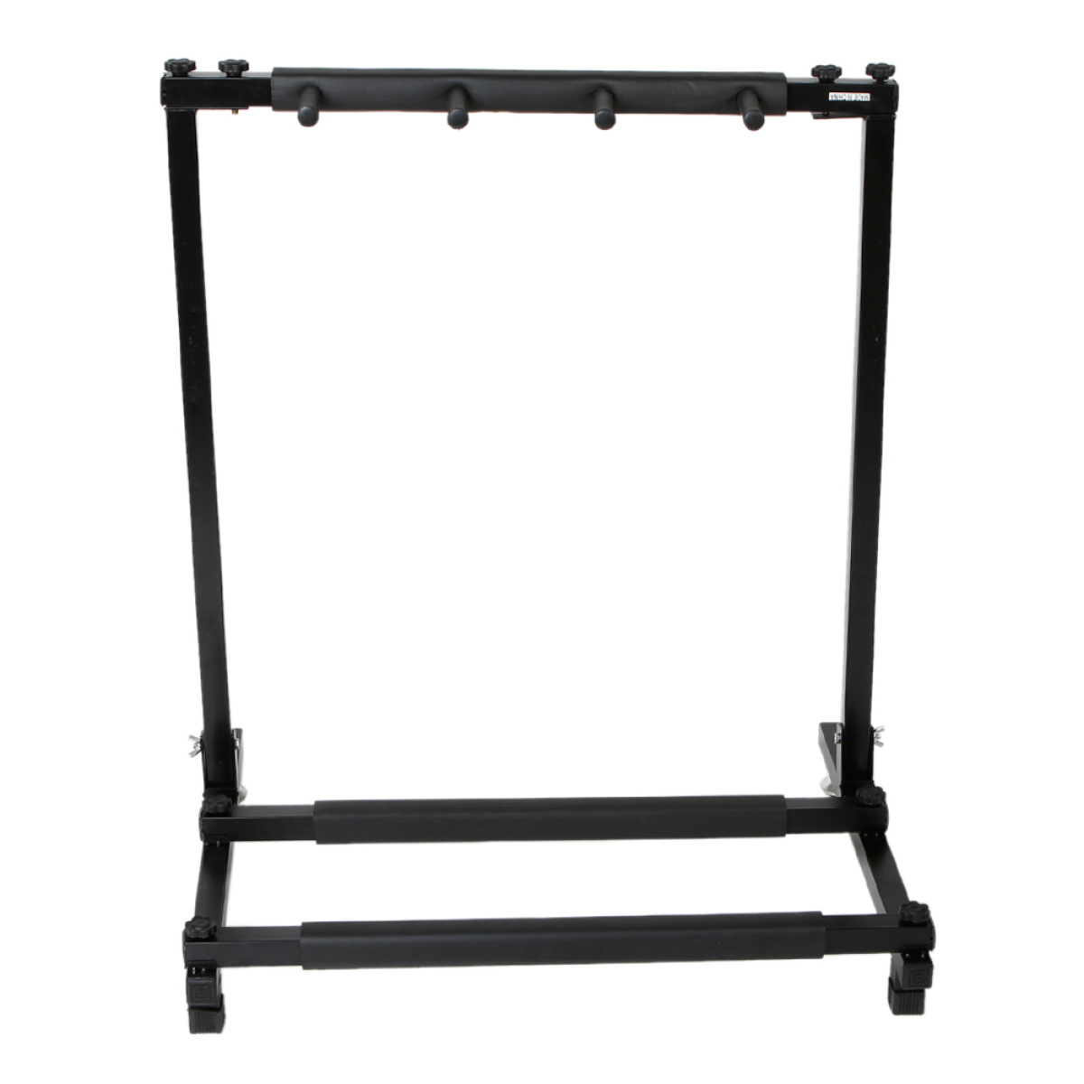 Triple Folding Guitar Stand Rack Holding 3 Guitars – Acoustic, Electric and Bass Guitar Holder, Black
