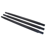 Triple Folding Guitar Rack Stand for 5 Guitars – Neoprene-Protected Tubular Holder, Black