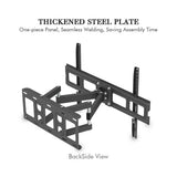 LEADZM TMDS-101 Double Pendulum TV Wall Mount for 32-70 Inch TVs with Tilt – 50kg Capacity, Black