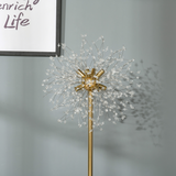 HOMCOM Modern Dandelion Floor Lamp with 8 G9 Lights – Sculptural Statement Lighting for Bedrooms & Lounges