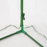 Tunnel Greenhouse with Two Large Doors and Steel Frame, 200 x 100 x 80cm – Portable Garden Grow House, Green