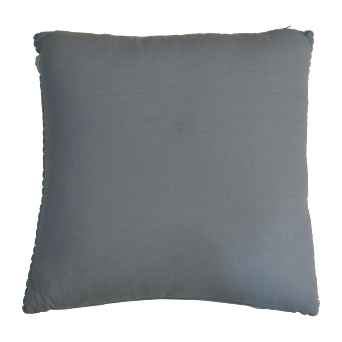 Artisan Furniture Ribbed Cushion Set of 2 – 100% Cotton Scandi-Style Sofa & Bed Cushions, Grey