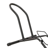 SPORTNOW Bike Stand Floor Storage Rack with Automatic Lock – Indoor Garage Bicycle Parking, Black