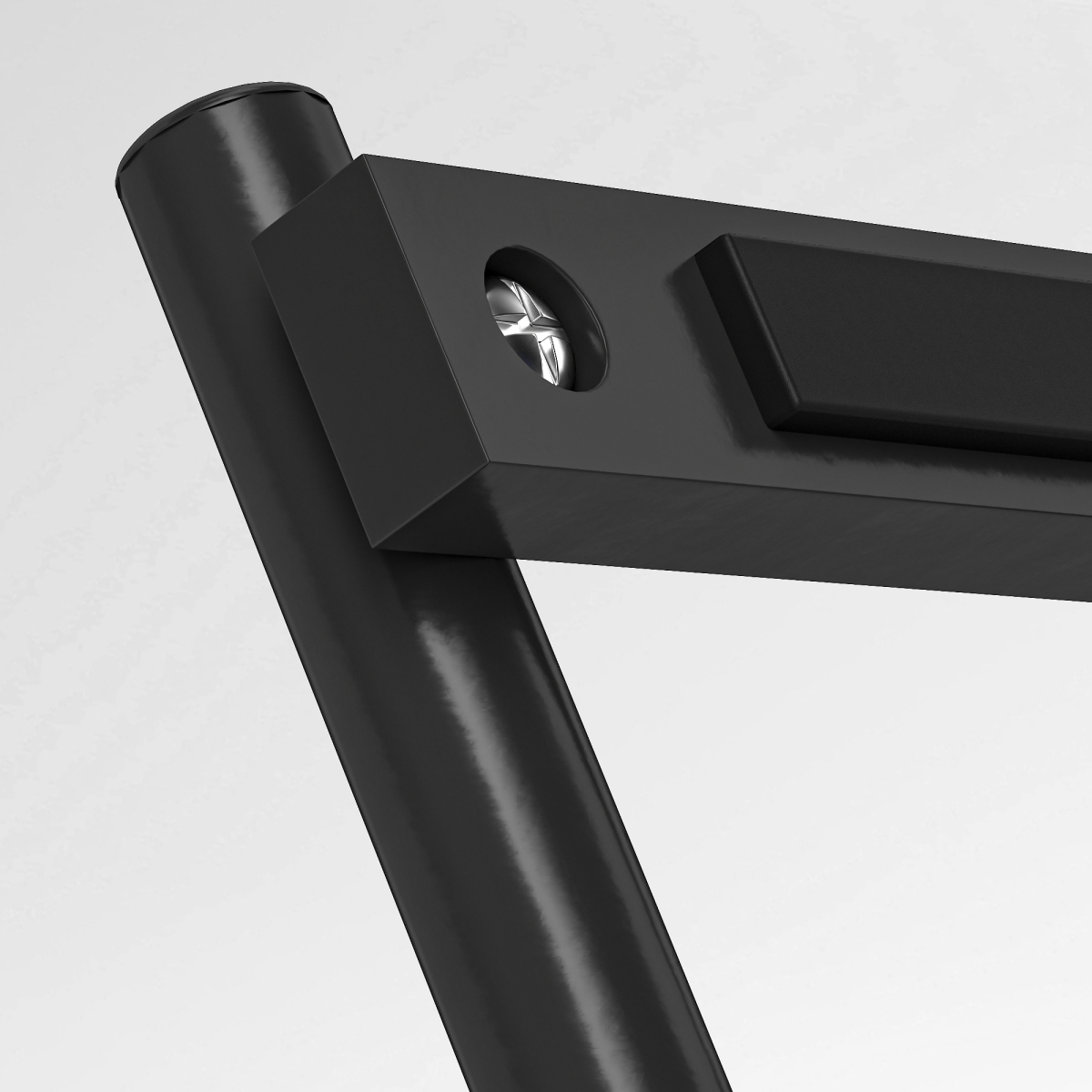 SPORTNOW Multi-Grip Doorway Pull Up Bar with Non-Slip Grips – Chin Up & Push Up Bar for Home Gym, Black