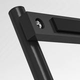 SPORTNOW Multi-Grip Doorway Pull Up Bar with Non-Slip Grips – Chin Up & Push Up Bar for Home Gym, Black
