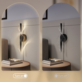 Modern LED Outdoor Wall Light with Spiral Design, IP65 Waterproof, 3 Colour Temperatures – Black Wall Sconce