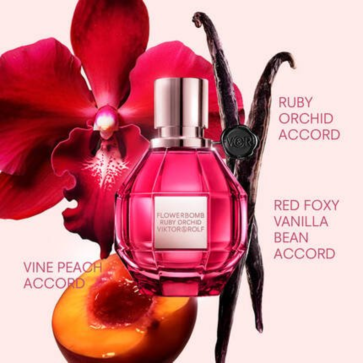 Viktor & Rolf Flowerbomb Ruby Orchid Eau de Parfum Spray 100ml – Floral, Fruity Fragrance for Women