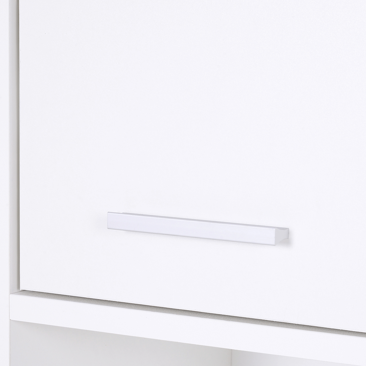Tall Freestanding Storage Cabinet with Door & Shelves – Elegant Bathroom, Bedroom & Hallway Storage