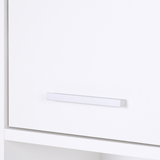 Tall Freestanding Storage Cabinet with Door & Shelves – Elegant Bathroom, Bedroom & Hallway Storage