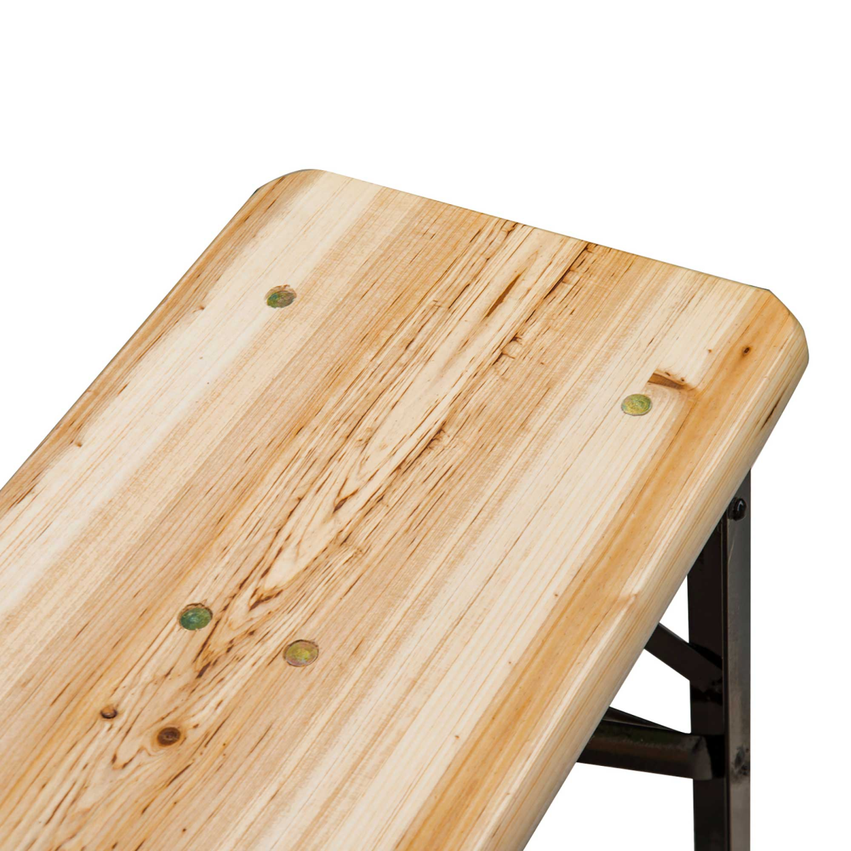 Outsunny Folding Wooden Picnic Table & Bench Set – Portable Indoor/Outdoor Camping Trestle