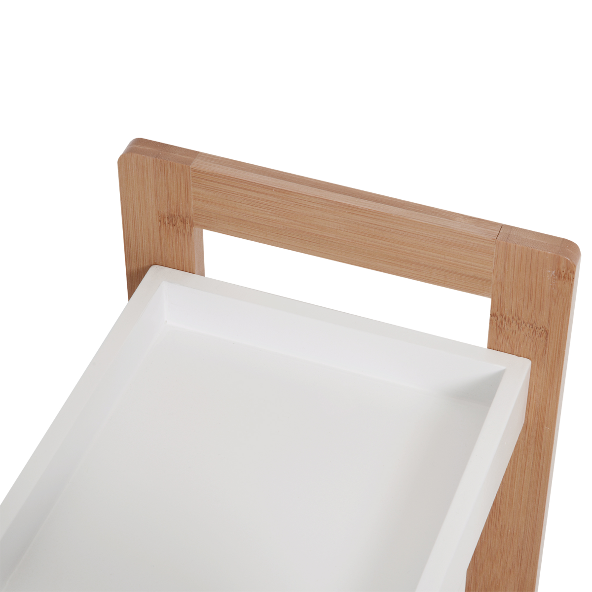 HOMCOM 3-Tier Bamboo Bathroom Shelving Unit – Freestanding Towel & Toiletry Storage, Natural