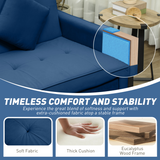 HOMCOM sofa bed with two pillows