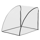 HOMCOM Baby Bike Trailer Cover – Waterproof Transparent Bicycle Trailer Storage Cover, Foldable, Clear