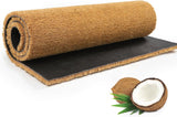 Plain Coir Door Mat 100 x 125cm, 17mm Thick – Heavy-Duty Indoor and Outdoor Entrance Matting, Brown