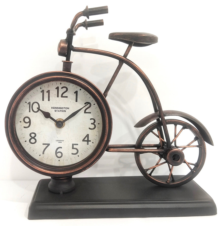 AcaciaHome Art Deco Table Clock with Wooden Frame & Quartz Movement – Home or Office Decor