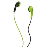 2XL Offset In-Ear Headphones with 3.5mm Jack for Hands-Free Listening – Comfortable Everyday Audio, Green
