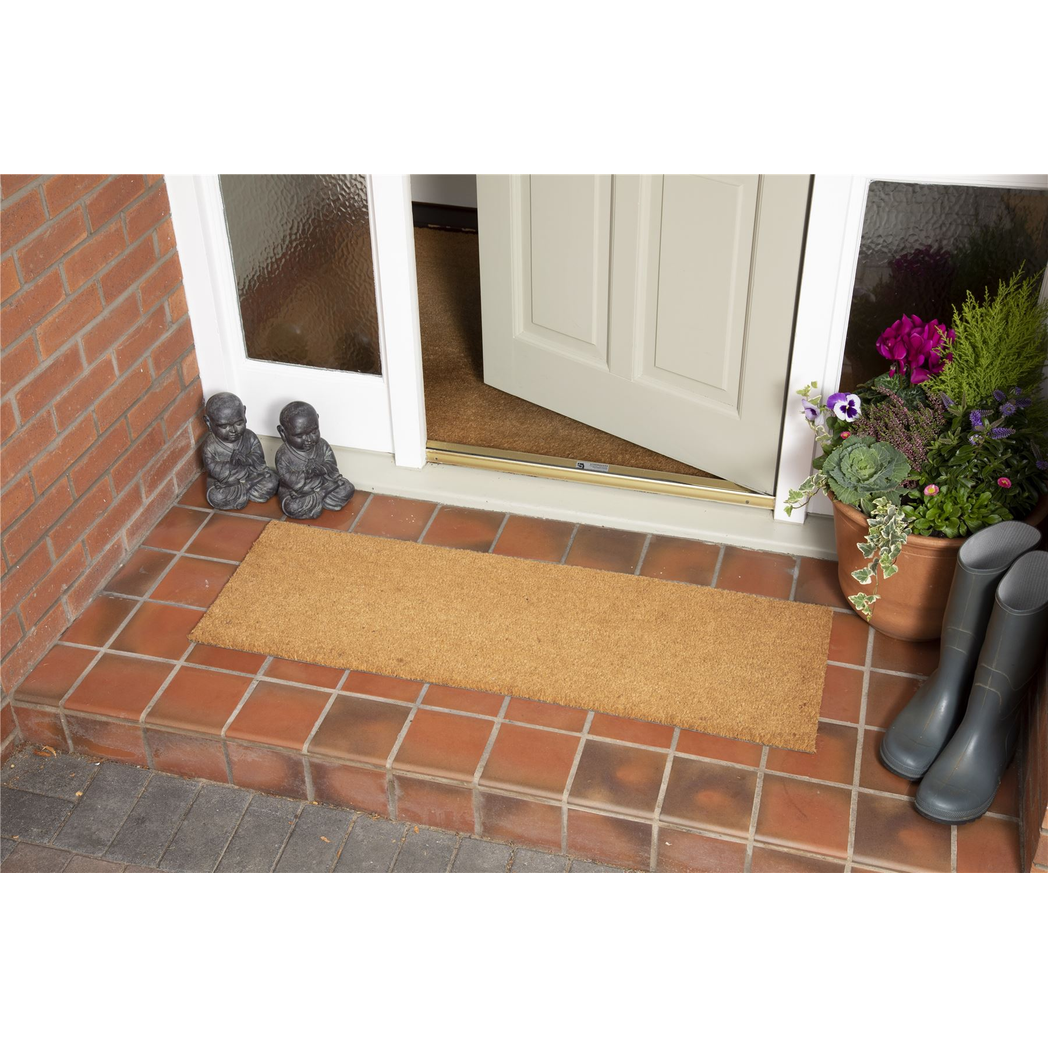 Astley Plain Coir Doormat, 40 x 120cm