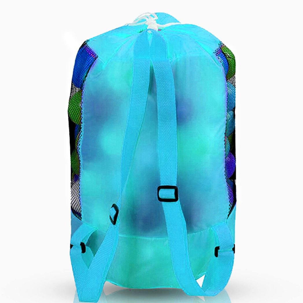Doodle Foldable Toy Storage Bag and Play Mat with Drawstring – Kids Toy Organiser, Blue