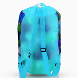 Doodle Foldable Toy Storage Bag and Play Mat with Drawstring – Kids Toy Organiser, Blue