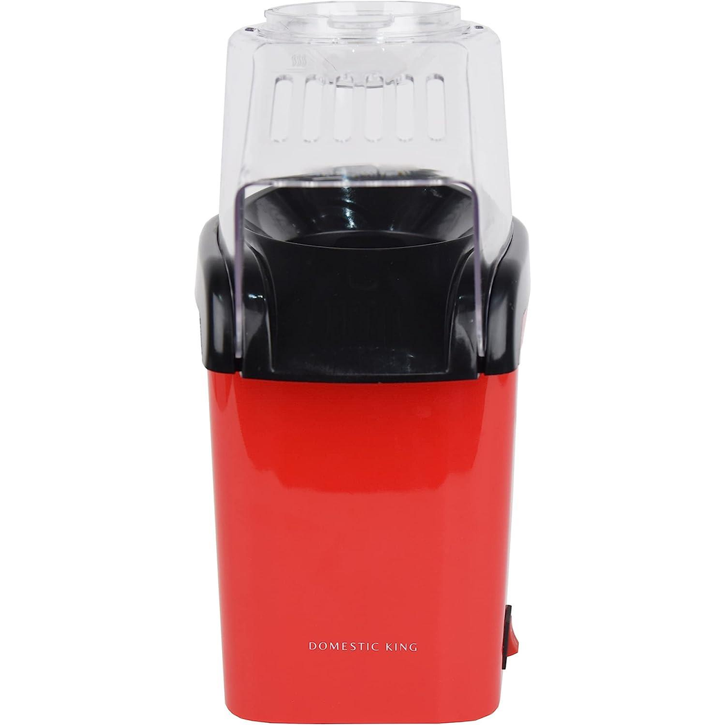 Domestic King 1200W Hot Air Popcorn Maker – Oil-Free Countertop Popcorn Machine, Model DK18049