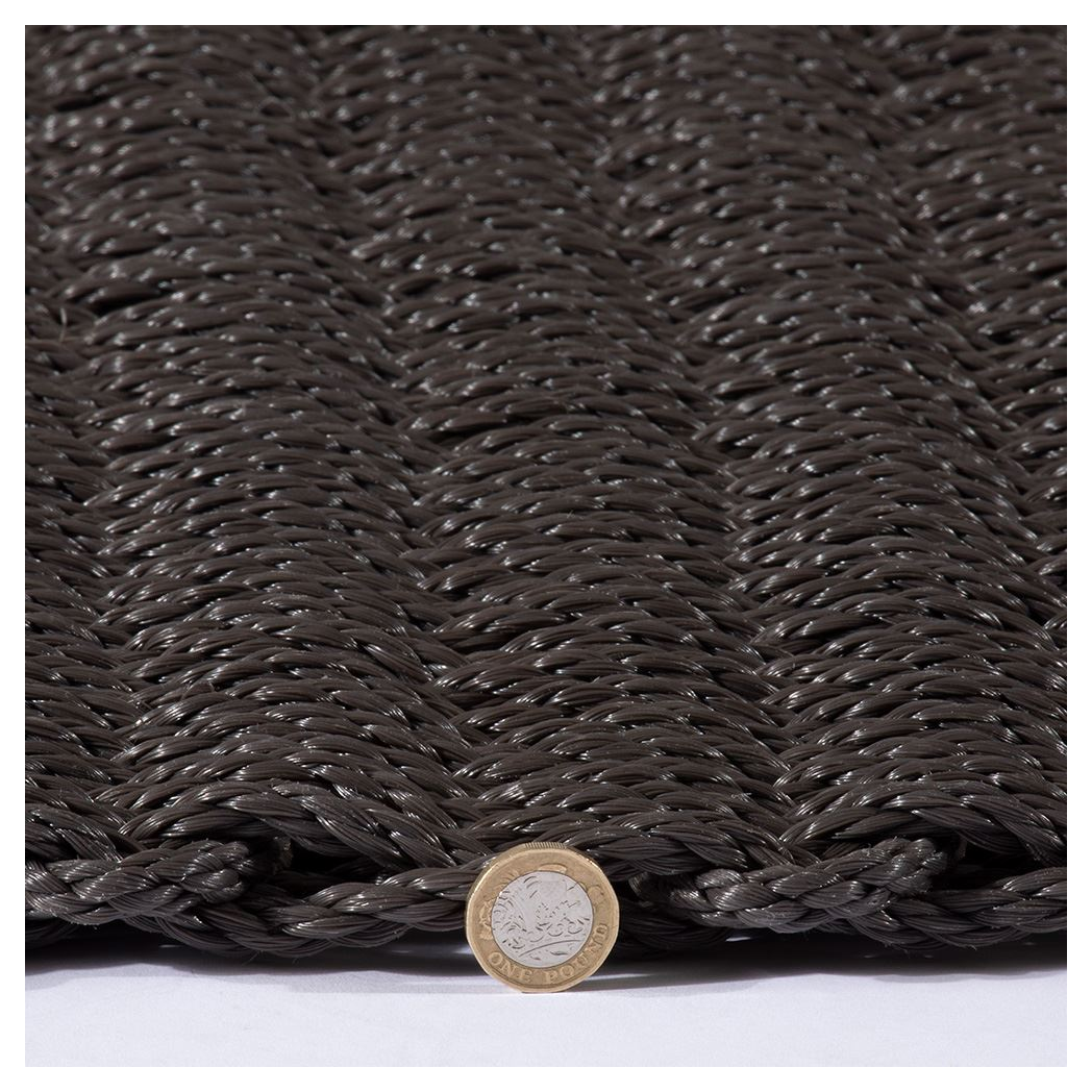 Didsbury Braided Doormat, 45 x 75cm – Slate