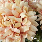 Pack of 6 Extra Large Artificial Reflex Chrysanthemums, 75cm with Silk Petals – Pink Floral Decor