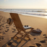 Miami Folding Teak Garden Chair – Grade A Teak Outdoor Seat, Easy to Assemble