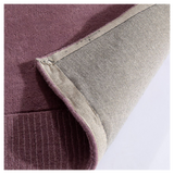 Esselle Home Esme Hand Carved Wool Runner, 60x230cm – Mayfair Collection, Mauve