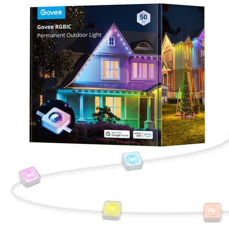 Govee RGBIC permanent outdoor lights