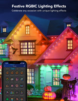Govee RGBIC Permanent Outdoor Lights, 30m IP67 – Decorative Eaves, Fence & Corridor Lighting