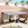 vidaXL retractable patio awning