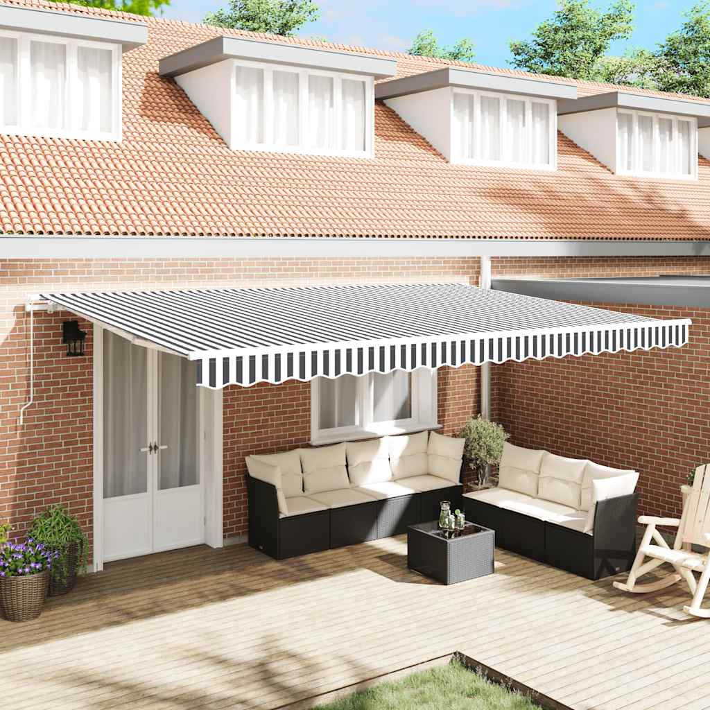 vidaXL retractable patio awning