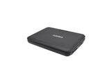 Oakcastle DVD120 Portable DVD Player with 10.5-Inch HD Swivel Screen – Rechargeable, Region Free, Car Powered