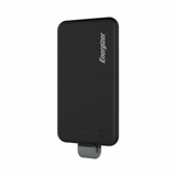 Energizer 4000mAh Slim Power Bank with Built-in Micro USB Tip & Suction Cups – Portable Charger, Black