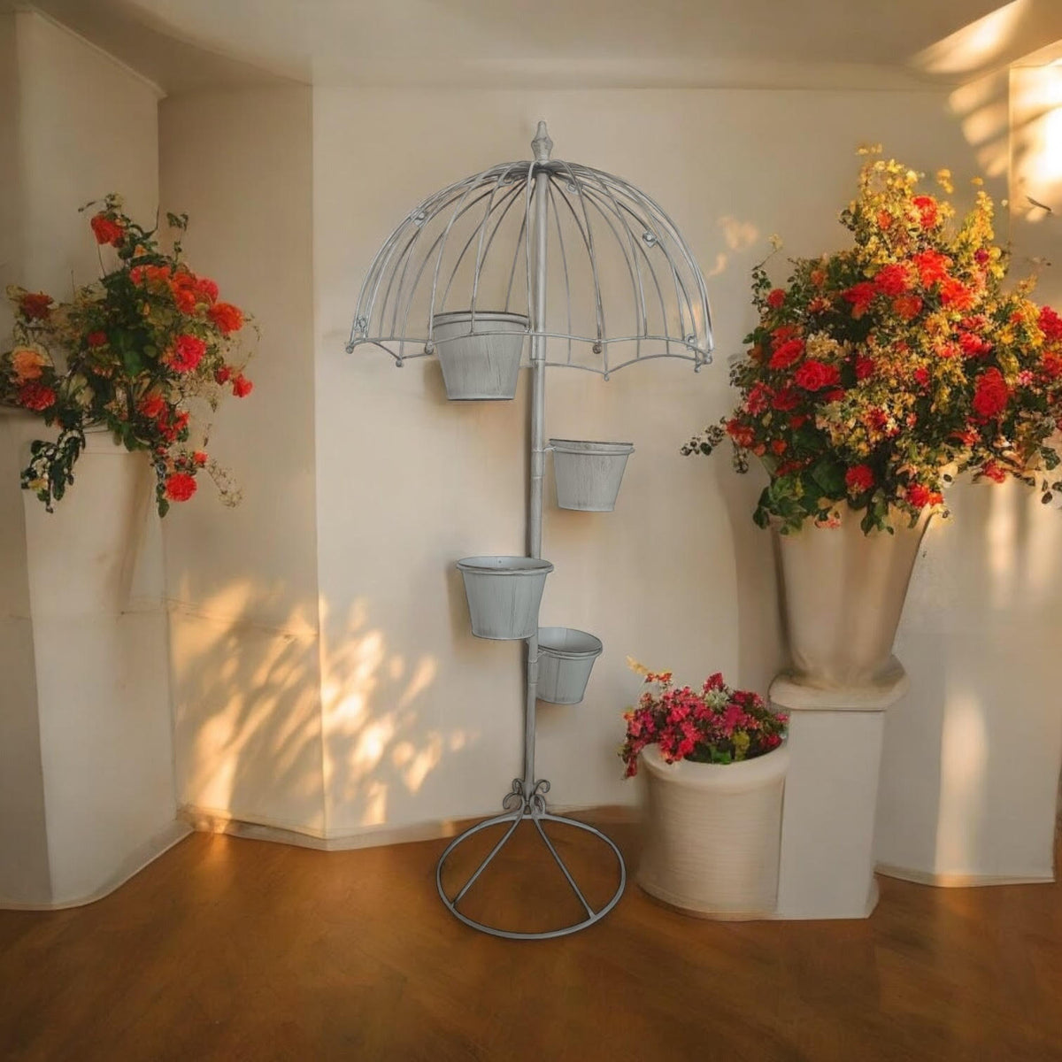 130cm Rust-Resistant Metal Garden Planter