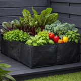 Avilo Garden Vegetable Planter Bag – Reusable PE Mesh Grow Bag, Multiple Compartments