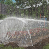 Outsunny 6x10m Clear Polytunnel Greenhouse Cover, Heavy-Duty 150um (6mil) UV5% Waterproof Plastic