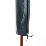 Outsunny Garden Offset Parasol Cover with Side Zip & Bottom Buckle – Waterproof Umbrella Protection, Grey