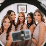 Eclipse Ring Light with Adjustable Tripod Stand and Three Phone Holders – Filming and Content Creation
