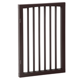 Pawhut Folding Freestanding Pine Wood Pet Gate – 3-Panel Indoor Dog Fence and Safety Barrier for Small Dogs