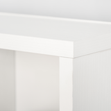 HOMCOM 6-Tier Wooden DVD & CD Media Storage Shelf – Slim Display Bookcase