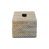 Artisan Furniture Solid Wood Bone Inlay Tissue Box Cover – Rectangular Holder for Coffee Table or Bedside